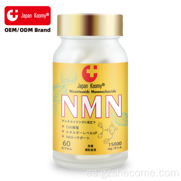 Shecome NMN Cápsulas Cellular NAD+ Energy Vitality Support